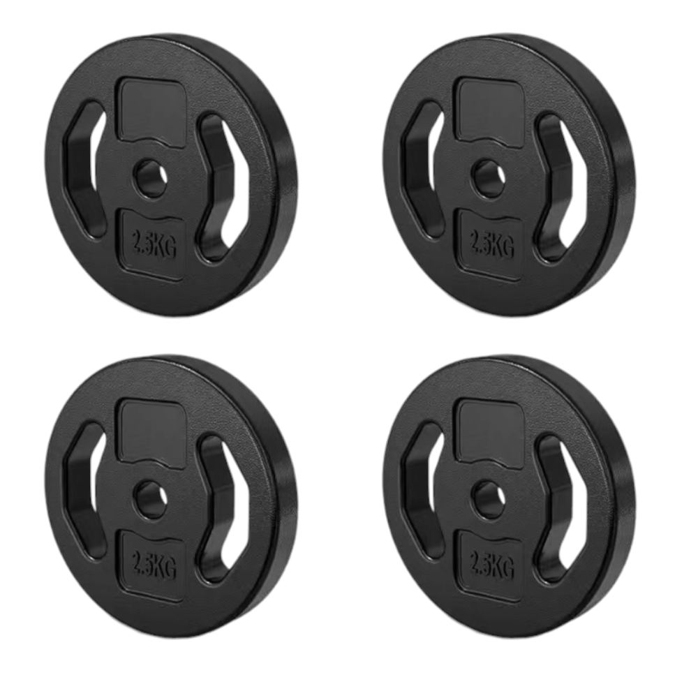 4 Discos de 2.5kg 30mm